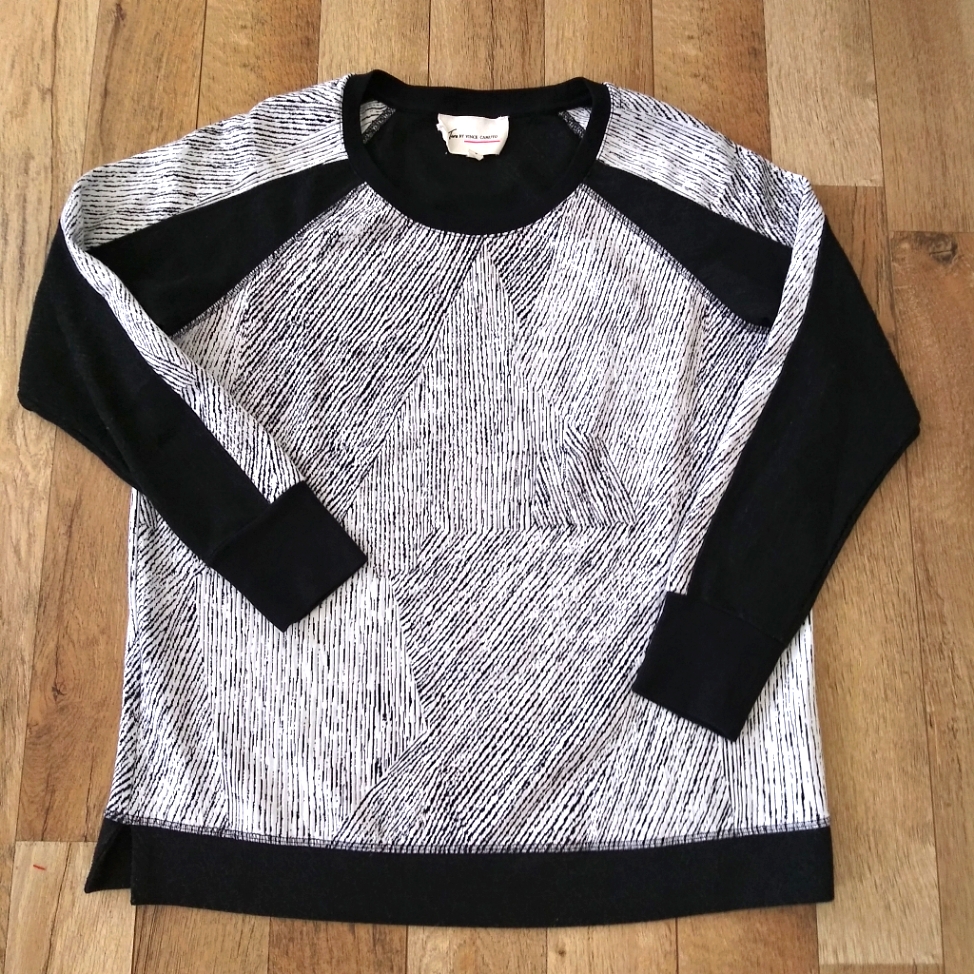 Turo By Vince Camuto Stripped Knit Sweater